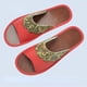 thumbnail image 5 of zapatillas bordadas de cuero para el hogar, Zapatillas de casa para interior, zapatos planos suaves de lujo para mujer, zapatillas, sandalias geniales, zapatos para el hogar, 5 of 5