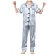 thumbnail image 5 of Niñas Ropa Color Sólido Manga Corta Traje de Hogar 60% Algodón 40% Lino, Invierno Bebé Niños Ropa Conjunto para Niño Pequeño, 5 of 6