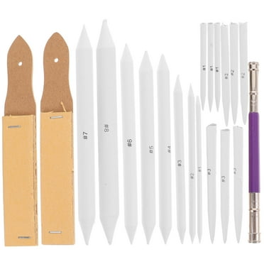 1 set of Art Blenders Blending Stumps Art Paper Drawing Tools Artist Sketch Sandpaper