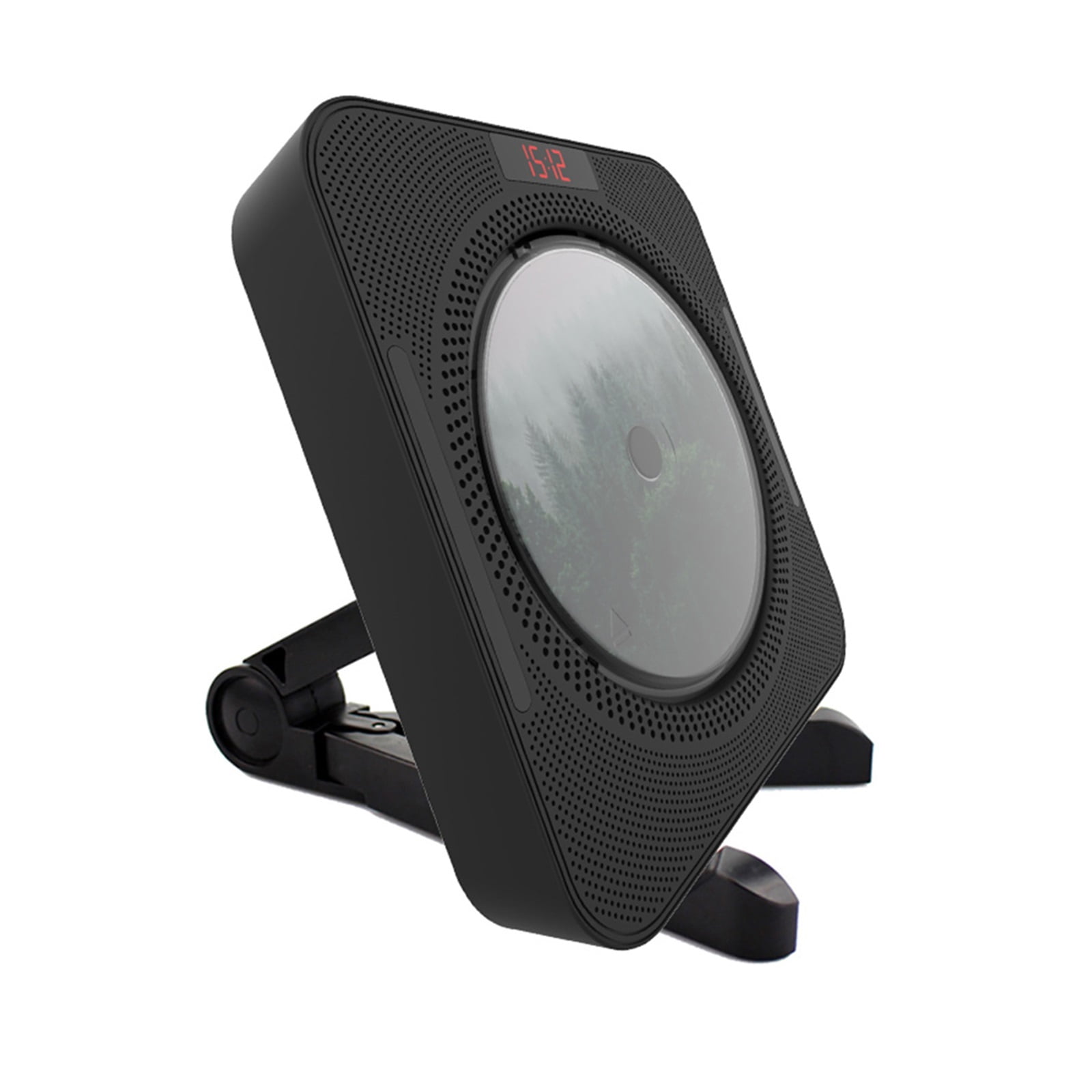 Portable CD Player Wall Mountable CD Music Player Remote Control FM Radio HiFi Speaker With USB 3.5mm LED Screen ,Easy to Use