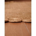 thumbnail image 3 of Rugsotic Carpets Hand Woven Jute 3'x5' Area Rug Oriental Beige J00001, 3 of 6