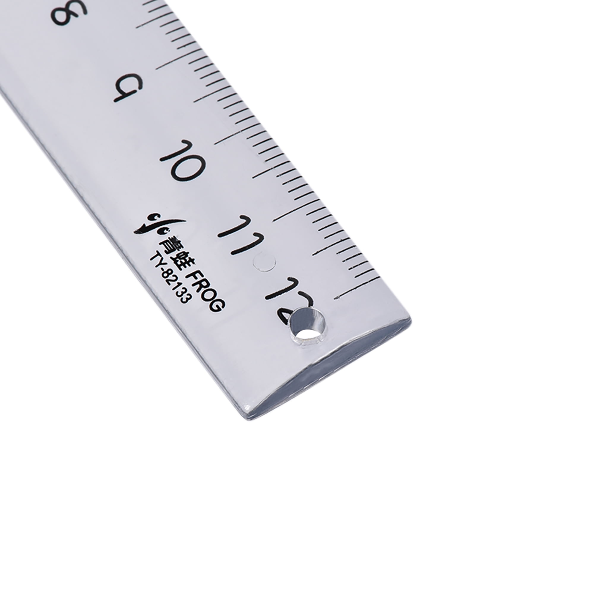 Plastic Ruler Straight Ruler 2PCS Clear Acrylic Ruler 12 Inch Rulers with  Cen