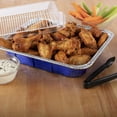 thumbnail image 4 of (3 pack) Reynolds Kitchens Heavy Duty Disposable Aluminum Roasting Pans with Lids, 11.75x9.25x2.5 in, 2 Count, 4 of 9