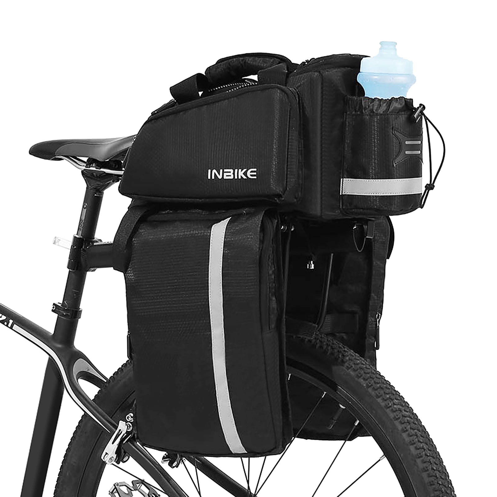 Zefal Bike Bag 3 in 1 Handlebar Rack Bag Shoulder Bag 