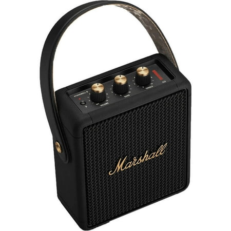 Marshall - Stockwell II Portable Bluetooth Speaker - Black/Brass