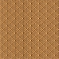 thumbnail image 1 of Ahgly Tapis d'Intérieur Lavable en Machine Carré Orange Transitionnel, 7 Pieds Carré, 1 of 7