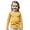 Gold Yellow, variant on COUVER Unisex Soft Cotton Solid Color Long Sleeve Kids/Children's Crew Neck Shirt, White 3T, 1 Pack