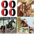 thumbnail image 2 of LED Horse Ankle Bands - 4 Pieces Safety Leggings, Flexible 4 Modes Horse Ankle Straps | Abrasion-Resistant PVC LED Horsess Leg Bands for Night Riding Trail Road Parade Farm Stable Ranch Stall, 2 of 9