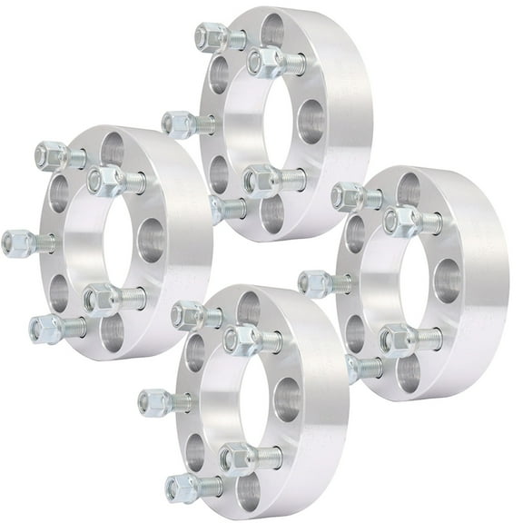 ECCPP 4X 5 Lug 1.5" 5x5 to 5x5 Wheel Spacers 5x127mm to 5x127mm Fit for Ch-ev-y for Ch-evr-olet C1500 Suburban for GMC C1500 Suburban with 14x1.5 Studs
