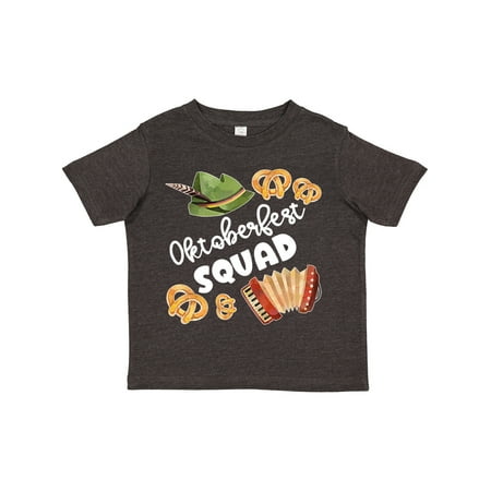 

Inktastic Oktoberfest Squad Hat Accordion Pretzels Gift Toddler Boy or Toddler Girl T-Shirt