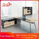 thumbnail image 2 of Writing Conference Desk Drawers Storage Filing Modern Work Office Desk Students Makeup Escritorios De Oficina Desk Accessories My Lux Decor Round, 2 of 20