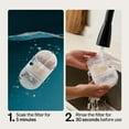 thumbnail image 5 of Petlibro Capsule Stainless Steel Cat Water Fountain Replacement Filter 8 Pack for 2.1LCat Water Fountain 4 Months Set for Ultra Quiet Cat Fountain, 5 of 10