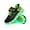 Black/Green, variant on Light Up Shoes for Boys Girls Walking Party Birthday Hallween Christmas (Little Kid 12.5M, Black/Green)