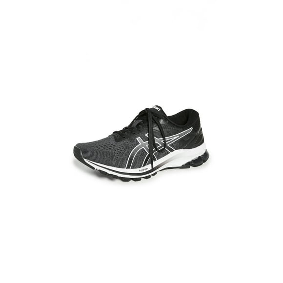 ASICS Women's GT-1000 10 (D) Running Shoes, 10.5W, Black/White