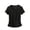 Black, variant on Slim Fit T-Shirts for Women Scoop Neck Short Sleeve Basic Tee Soft Stretchy Clothes for Summer Everyday Date Nights