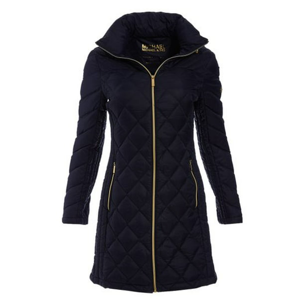 Michael Kors - Navy Winter Michael Kors Jackets for Women Quilted ...