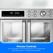 Midea Flexify™ French Door Toaster Oven Air Fryer Combo, 26.4 Qt, 10 Presets, Pizza Oven, Stainless Steel