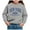 Grey, variant on Zshosam Sweatshirts for Girls Girls Sweatshirts Kids Casual Long Sleeve Shirts Tops,Grey 3 Years