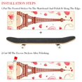 thumbnail image 2 of Valentine's Day Emery Skateboard Grip Tape Stickers Pack of Two - 8.8x32.6in/22.4x83 cm PVC Back Material - Skateboard Grip Tape for Improved Traction and Control, 2 of 5