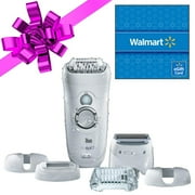 Braun Silk-Epil 7 7-561 - Wet & Dry Cordless Epilator, Ladies' Electric Shaver, and Bikini Trimmer with $10 eGift Card
