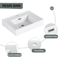 thumbnail image 3 of BNK 24" Bathroom Vanity with Sink, Modern Wall-Mounted Bathroom Storage Cabinet, Single Cabinet with 2 Soft-Closing Doors, Black Chestnut Vanity, 3 of 20