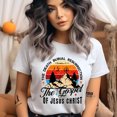 thumbnail image 2 of Christian T-Shirt – The Gospel of Jesus Christ Mountain Cross Tee, 1 Corinthians 15:1-4, White, Size 2XL, 2 of 6