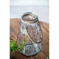 thumbnail image 5 of A & B Home Transitional Teardrop Clear And Black Vase With Handle 77652, 5 of 7