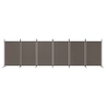 thumbnail image 5 of vidaXL 2-Panel Room Divider Brown 68.9"x70.9" Fabric, 5 of 158