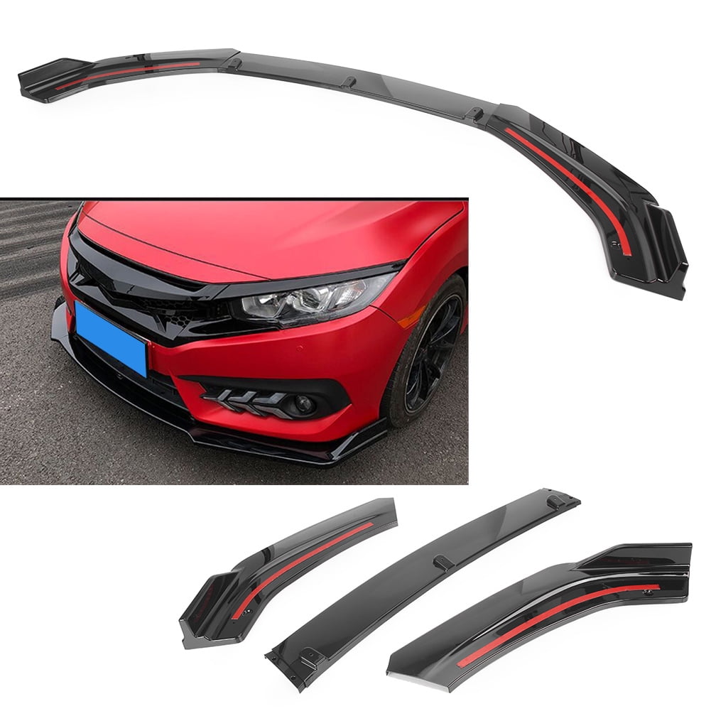 2016+ Honda Civic Sedan Factory Style Lip Spoiler (with light)