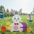thumbnail image 5 of MANGWANG Easter Inflatable Decoration Luminous Inflatable Easter Egg Bunny Inflatable Model Holiday Outdoor Garden Decoration Ornaments Outdoor Garden Decoration Event Tent Party Dresses for Girls, 5 of 9
