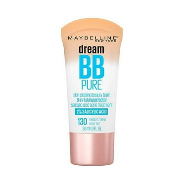 New York Dream Pure BB Cream 8-in-1 Skin Clearing Perfector, Medium/Deep, 1 oz (Packaging May Vary)