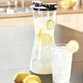 thumbnail image 3 of Rubbermaid, Beverage Storage, Carafe with Leak-Proof Lid, 2-quart, Clear, great for entertaining and serving., 3 of 5