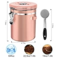 thumbnail image 2 of Boîte de Rangement Hermétique en Acier Inoxydable pour Grains de Café, 2 of 6