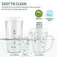 La Reveuse Personal Size Blender 250 Watts Shakes Smoothies with 1