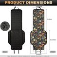 thumbnail image 7 of Xixirimido Mushroom Dragonfly Daisy Car Seat Covers 2 Piece Seat Protector, Soft Quilted Car Seat Cushion Covers, Universal Fit for Car SUV Truck, Front Seat Covers, Non-slip, Side Airbag Compatible, 7 of 7