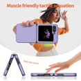 thumbnail image 6 of for Samsung Galaxy Z Flip 6 Case, Hinge Protector and Shockproof TPU and Microfiber for Samsung Galaxy Z Flip 6 (Purple), 6 of 12