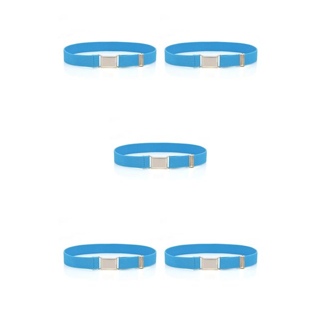 Sonducket Cinturón elástico con hebilla magnética para niños y niñas, , azul Type2 NO2