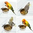 thumbnail image 6 of Parrot Feeding Cups,Happon 2 Pack Birds Food Dish,Stainless Steel Bird Feeder,Water Cage Bowls with Clamp Holder for Cockatiel Conure Budgies Parakeet Parrot Macaw Small Animal Chinchilla, 6 of 7