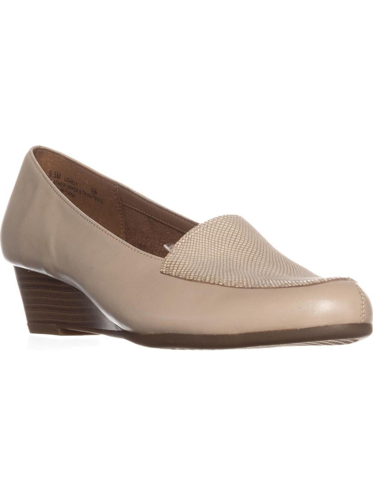 Aerosoles Lovely SlipOn Low Wedge Loafers, Bone Snake Walmart Canada