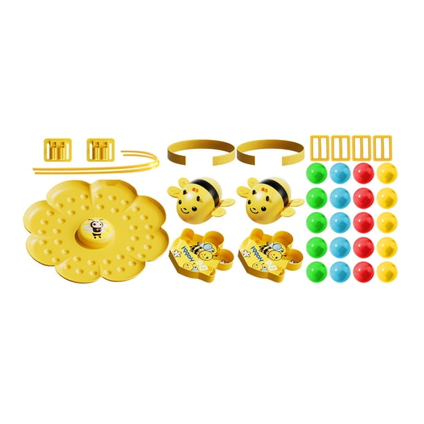 Cuentas Magnéticas para Niños Feliz Familia Juego de Abejas Recolección de Cuentas Magnéticas Educación Temprana Cognición Del Color Juegos Familiares para la Familia