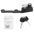 thumbnail image 1 of Motorcycle Helmet Lock Aluminum Alloy Anti Theft with 2 Keys Fit for Kawasaki Z1000 2014-2017, 1 of 4