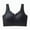 Black, variant on Women's Style Seamless Tank Top Push-up Lightweight Side Breast Support Bra