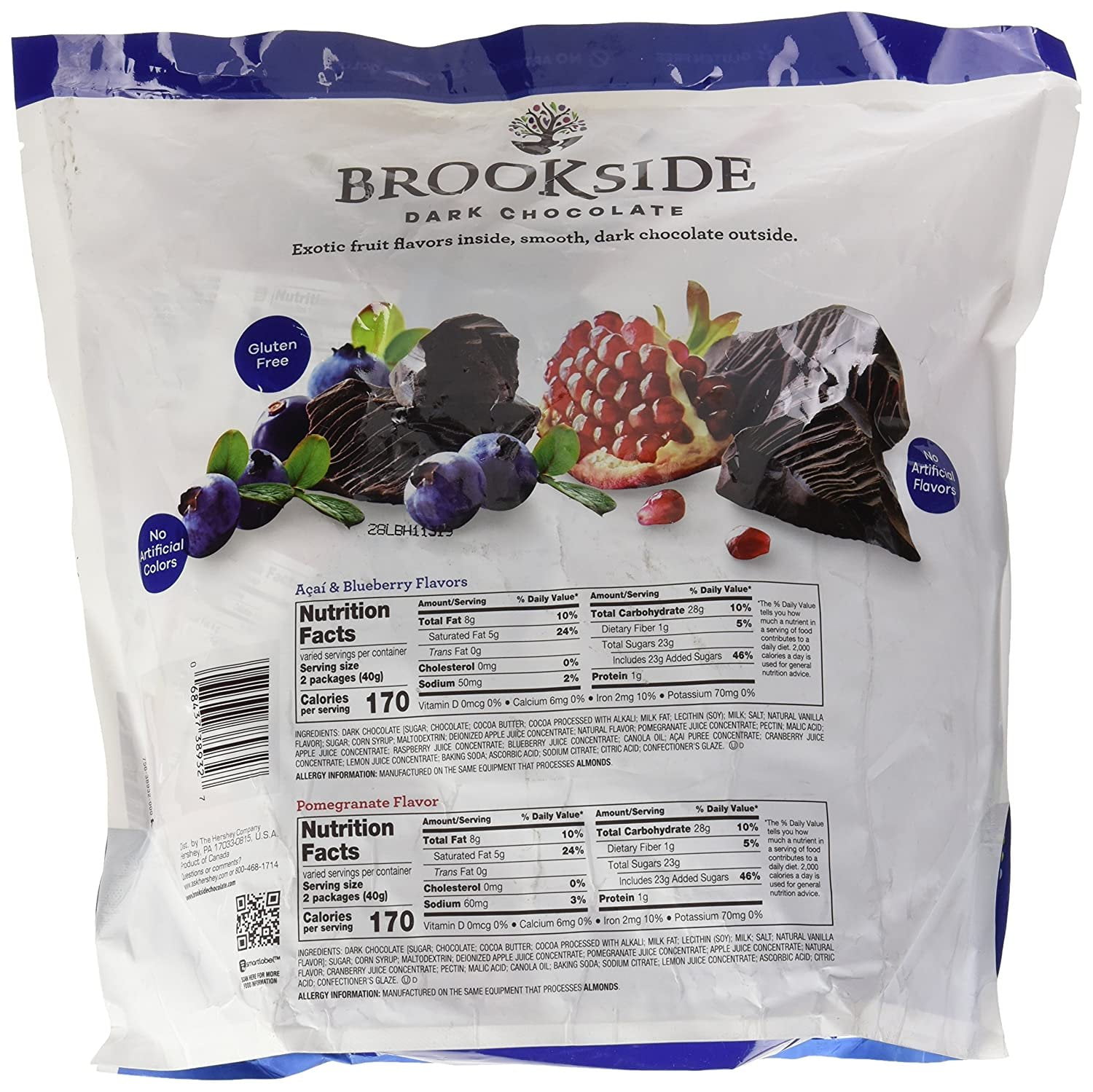 Brookside Dark Chocolate Variety Pack, 30 pk./0.7 oz.