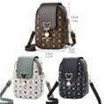 thumbnail image 4 of Small Crossbody Bag for Women, Printed PU Leather Mini Phone Purses with Adjustable Crossbody Strap - Green, 4 of 8