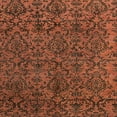 thumbnail image 1 of Ahgly Company Indoor Square Abstract Saffron Red Oriental Area Rugs, 5' Square, 1 of 6