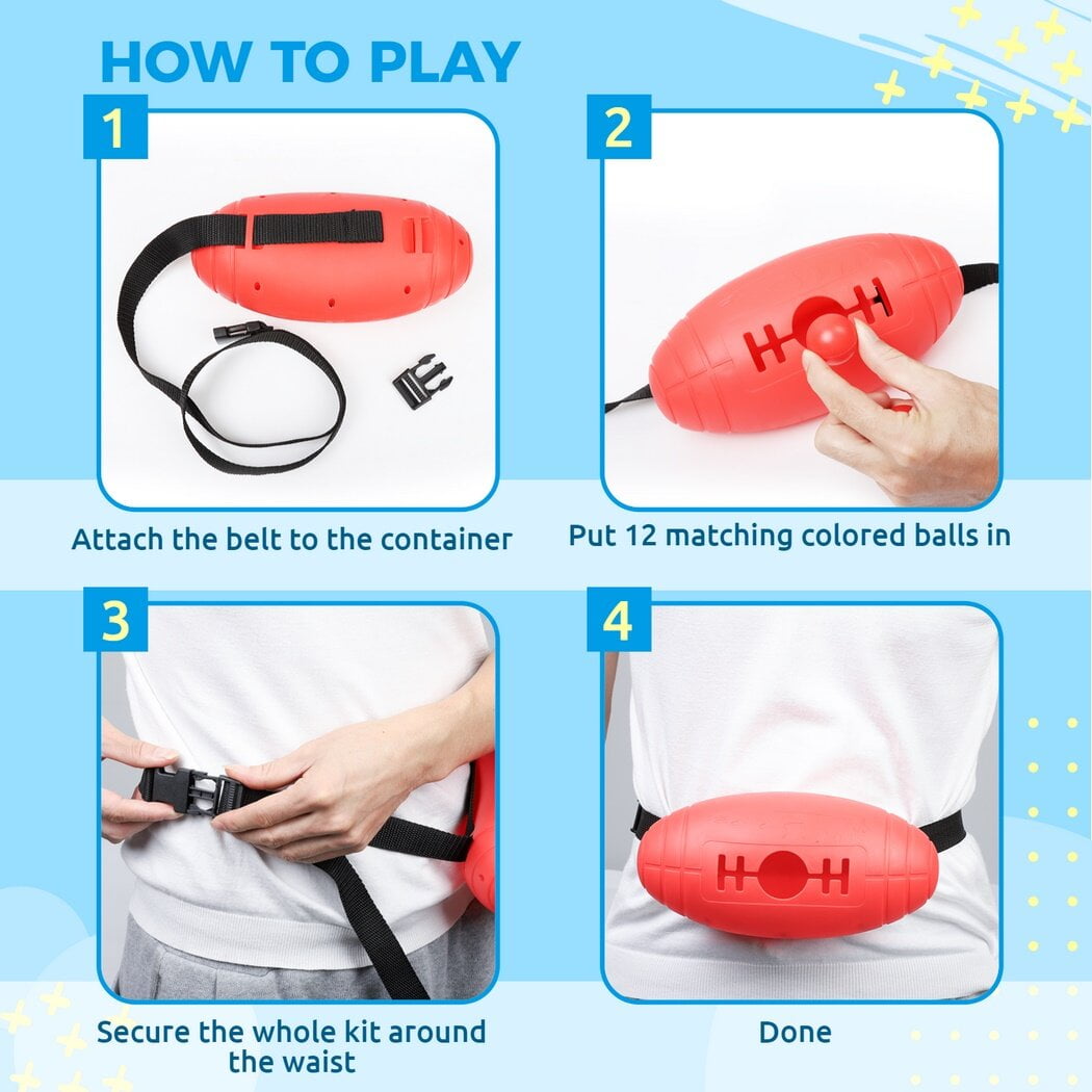 Shaking Swing Balls Game Set, Backyard Family Game Toys with 24 Balls, Outdoor Indoor Swing Toys for Kids and Adults, Fun Party Supplies, Interactive Toys for Kids