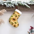thumbnail image 5 of Cauagu Sunflowers for Christmas Stockings,1-Pack Large Xmas Stocking Holiday and Farmhouse Stocking Fit for Christmas Holiday Party Decoration(17.7*11 Inch), 5 of 7