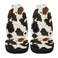 thumbnail image 5 of XYZCANDO Car Seat Covers Cow Print Pattern 2pcs Car Front Seat Covers Removable SUV Truck Sedan Washable Anti-Slip Car Seat Cover Front Seats, 5 of 10