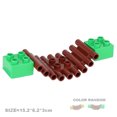 thumbnail image 1 of Big Size Building Blocks House Structure Parts Pillar Fence Bridge Column Assemble Bricks Educational Toys For Children Gift, 1 of 7