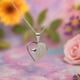 thumbnail image 5 of Collar Dual De Corazones Con Zirconia Para Mujer Plata 925 Plateado, 5 of 5